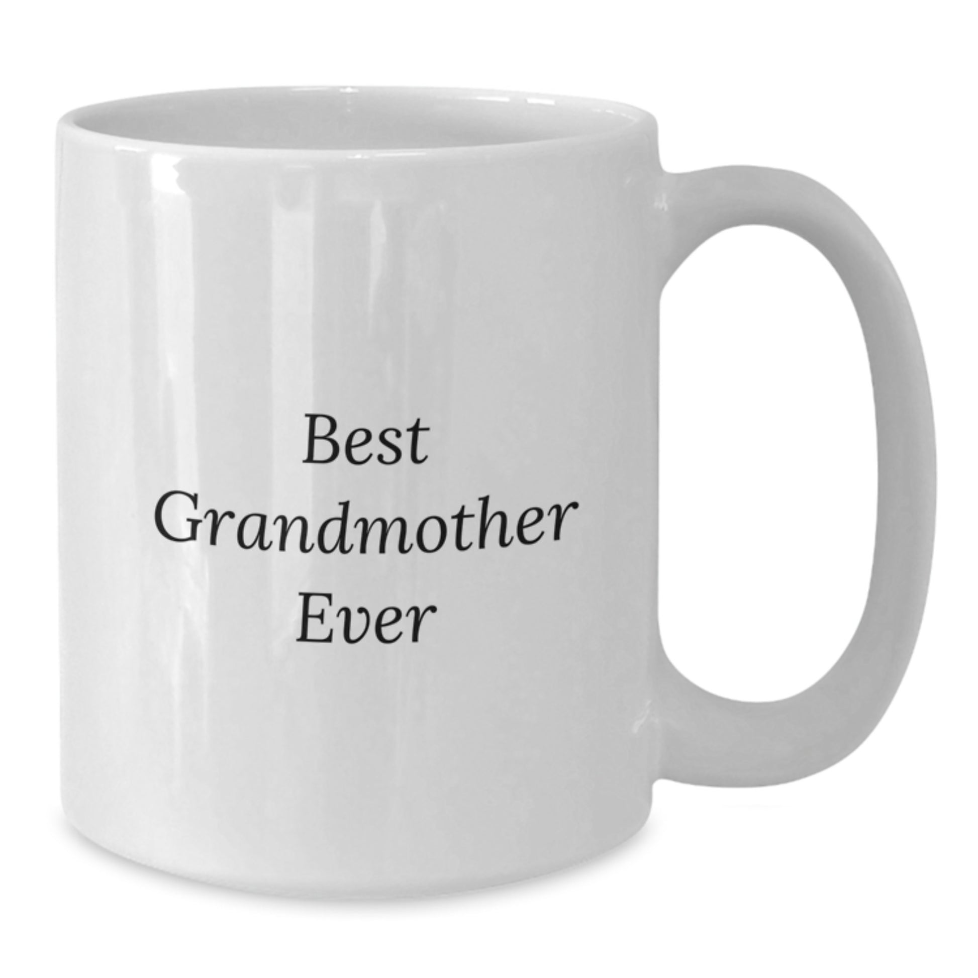 Funny Gifts from Family for Best Grandmother Ever White Coffee Mug, Birthday Unique Gifts for Grandma - Additional