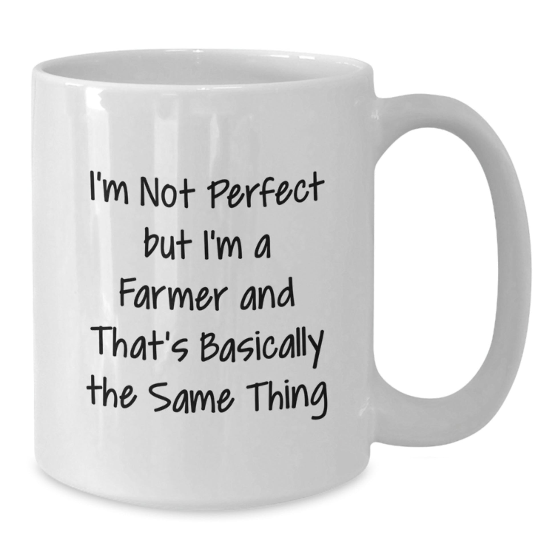Farmers Keepsake White Ceramic Coffee Mug for Him 11oz Birthday Gift - Additional