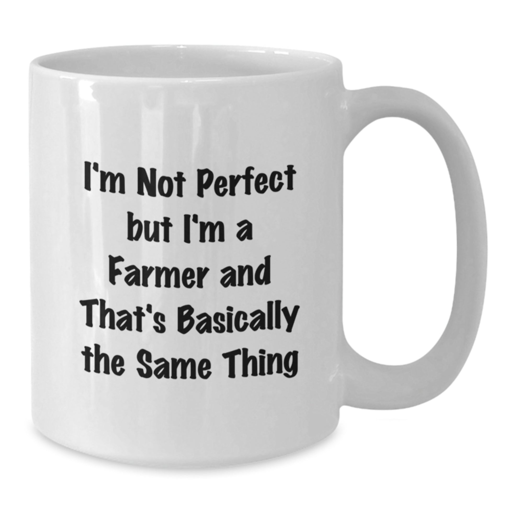 Birthday Gift for Her Present Farmer Mug with Humorous Quote - Additional