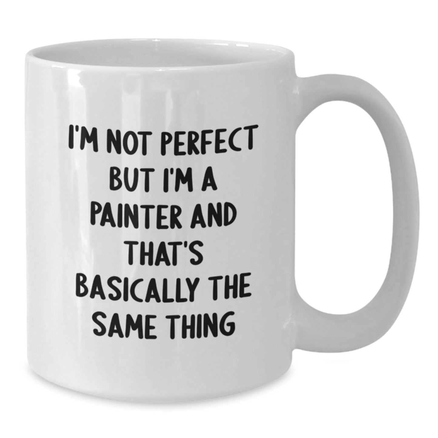 Painter Novelty White Coffee Mug Birthday Gift for Creative Friends - Additional
