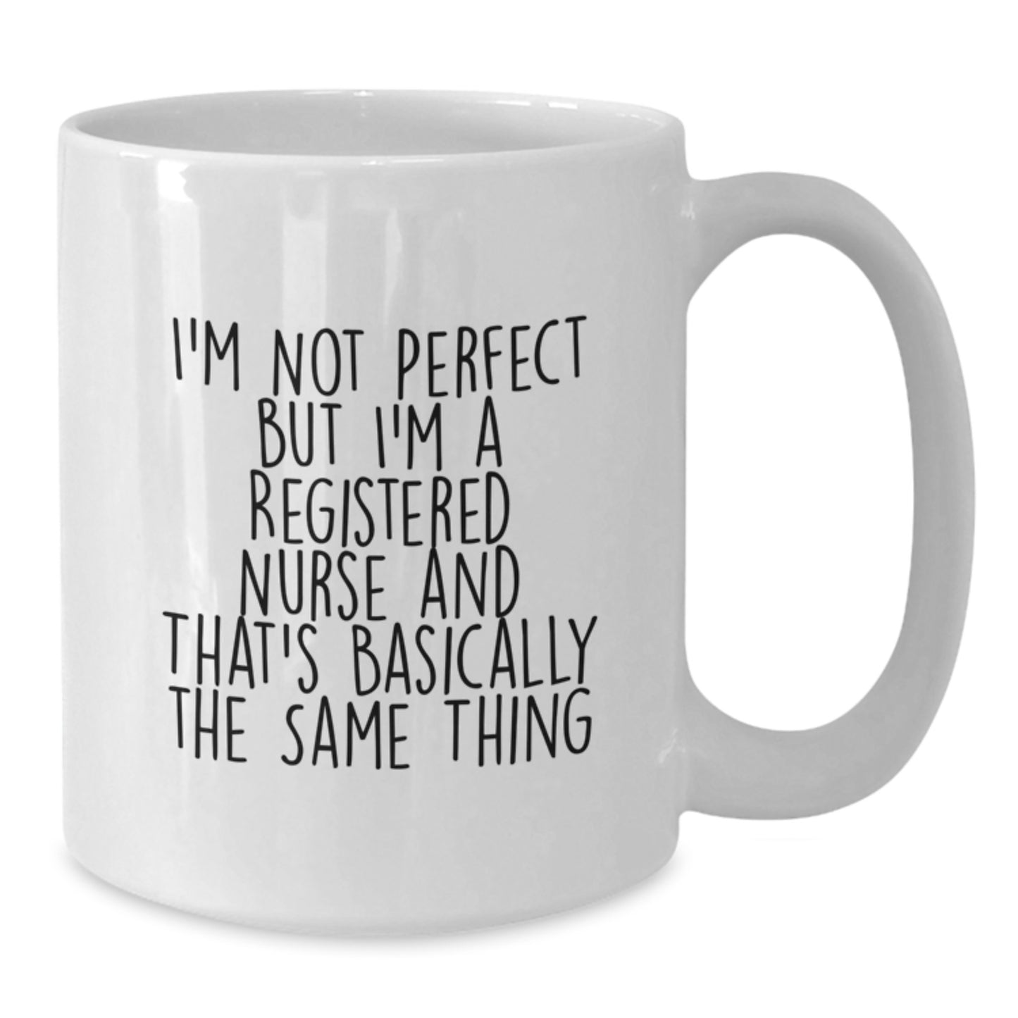 Registered Nurse Keepsake White Coffee Mug for Him Birthday Gift - Additional