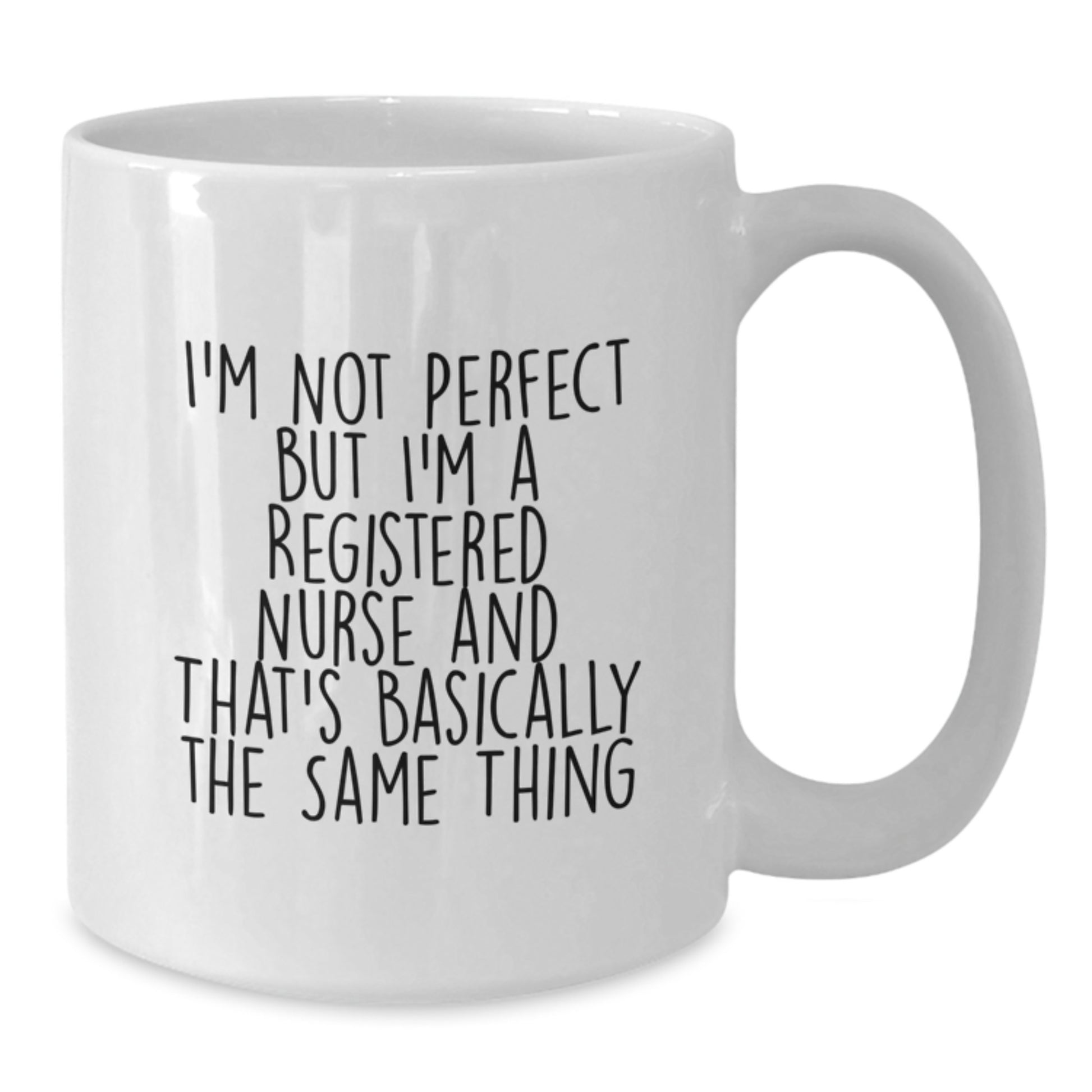 Registered Nurse Keepsake White Coffee Mug for Him Birthday Gift - Additional