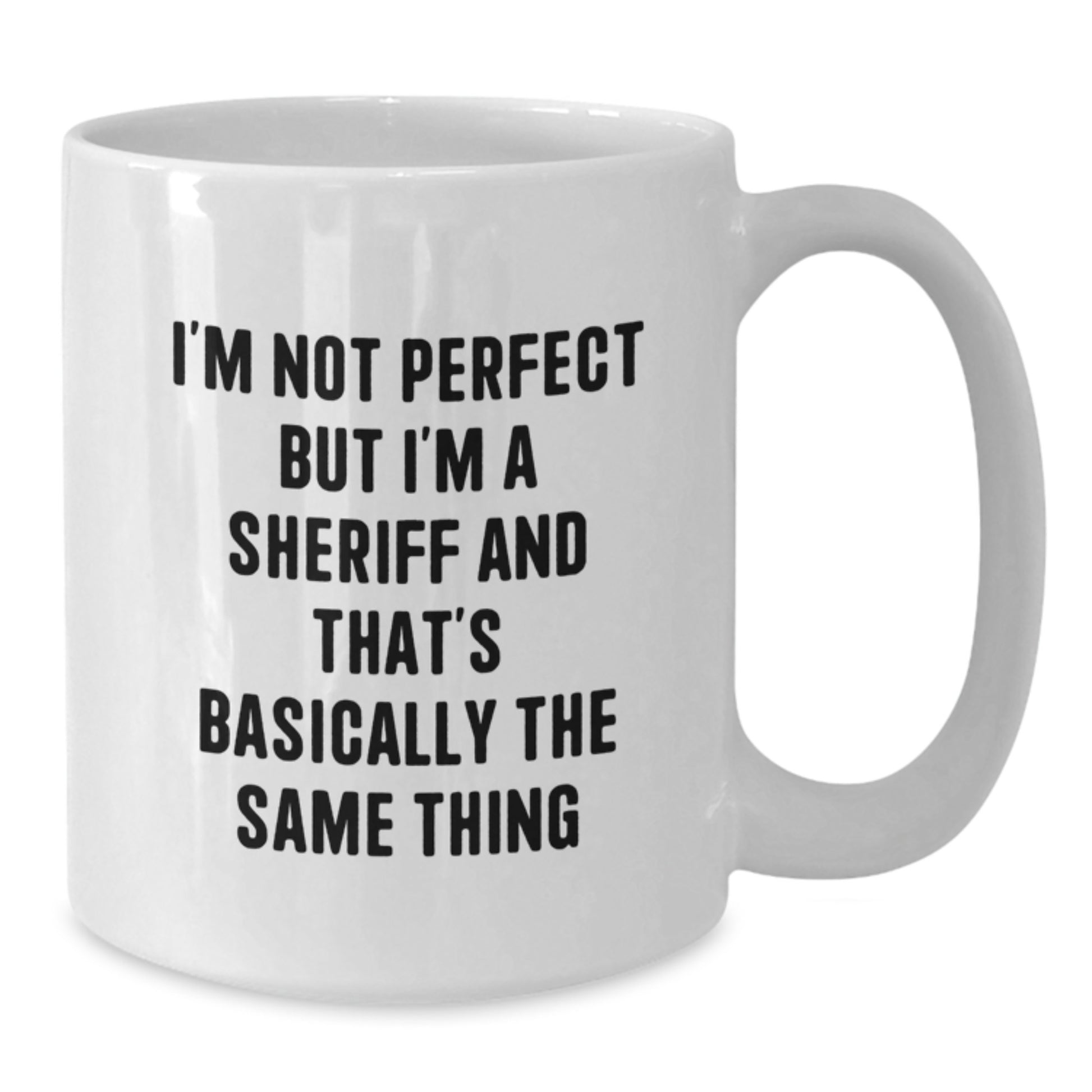 Sheriff Keepsake Mug for Him Birthday Gift Ceramic 11oz Microwave Safe - Additional