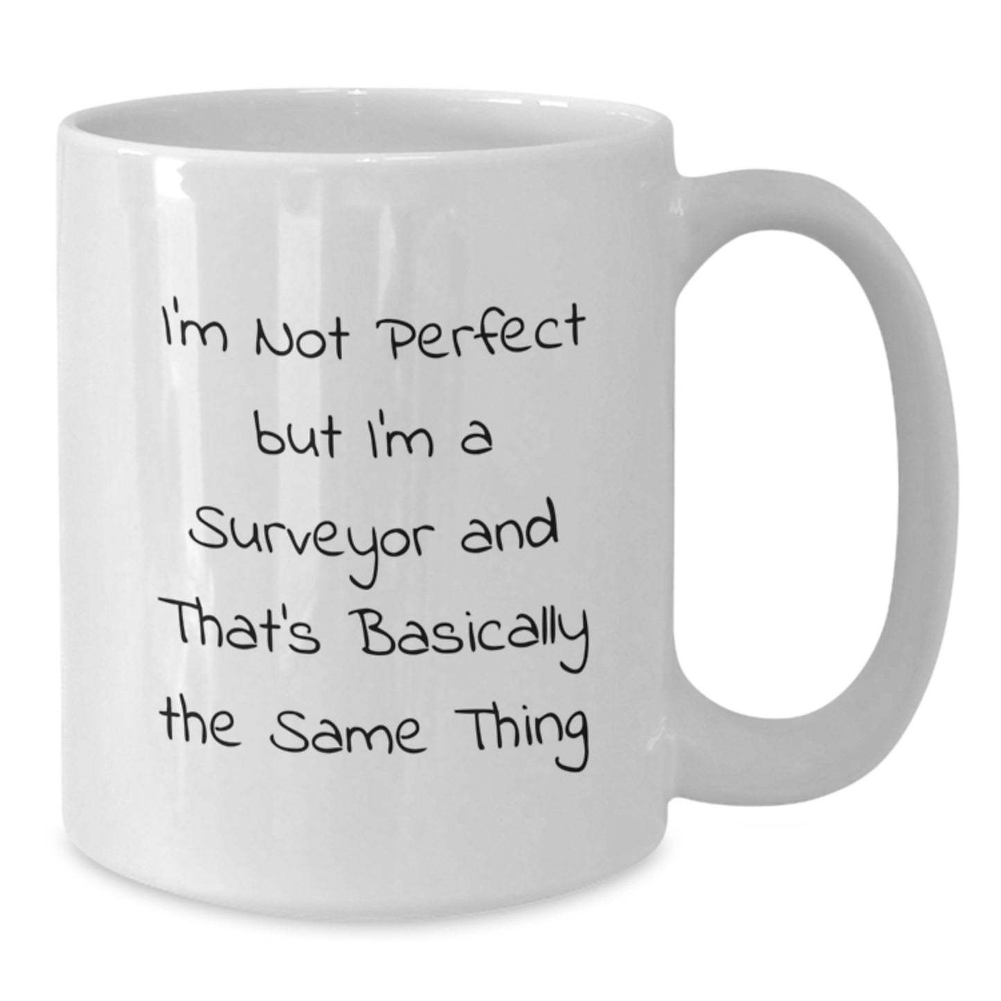Surveyor Keepsake White Ceramic Coffee Mug Birthday Gift for Him - Additional