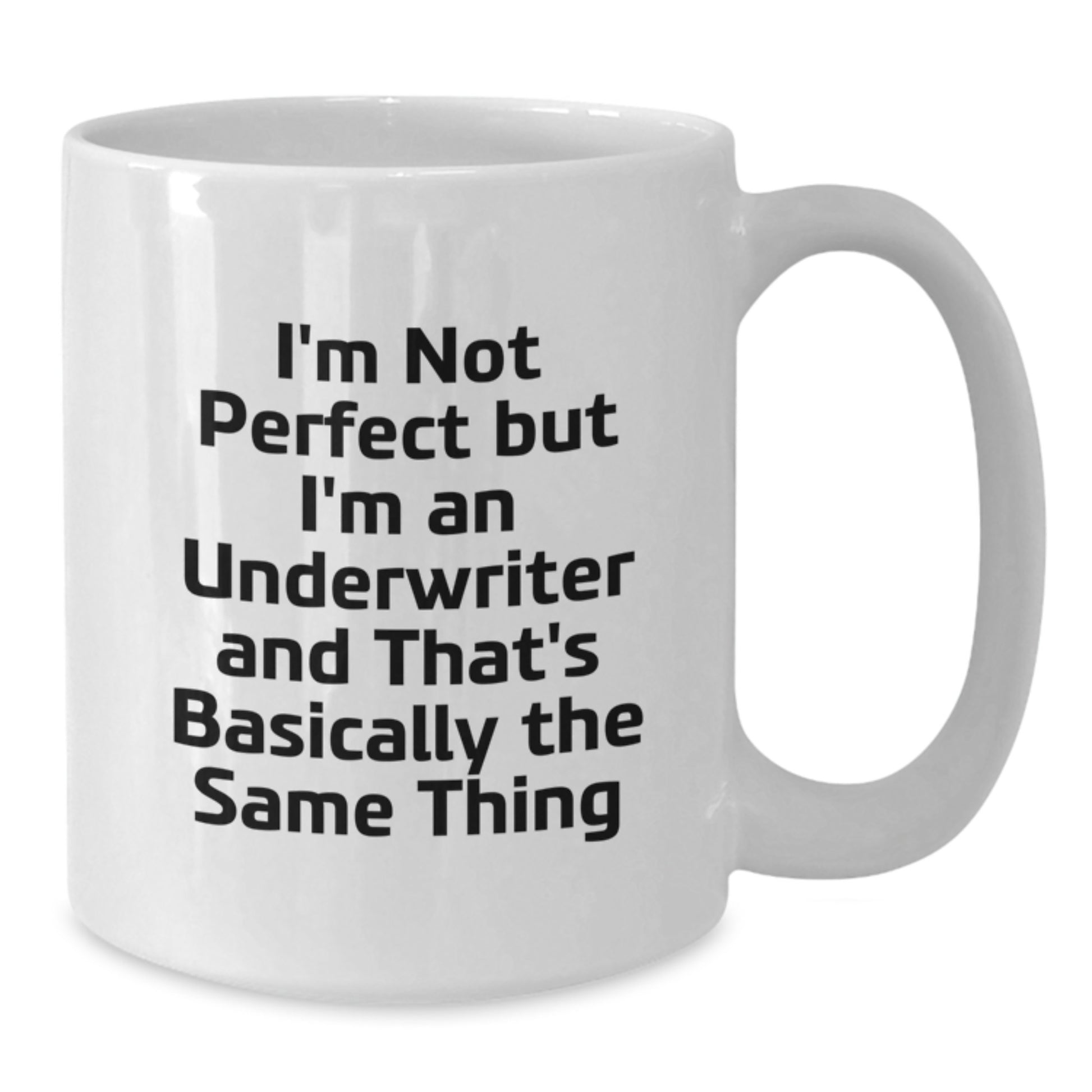 Underwriter Keepsake White Ceramic 11oz Coffee Mug for Him Birthday Gift - Additional