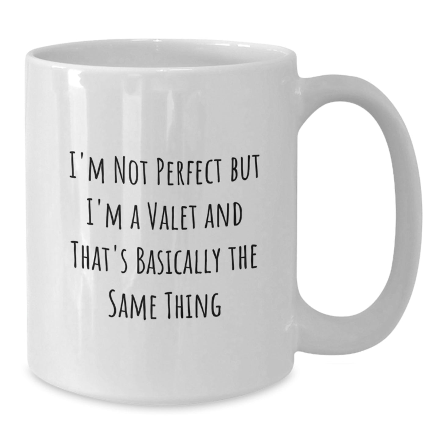 Funny Valet Mug Novelty Birthday Gift for Friends – White 11oz Ceramic - Additional