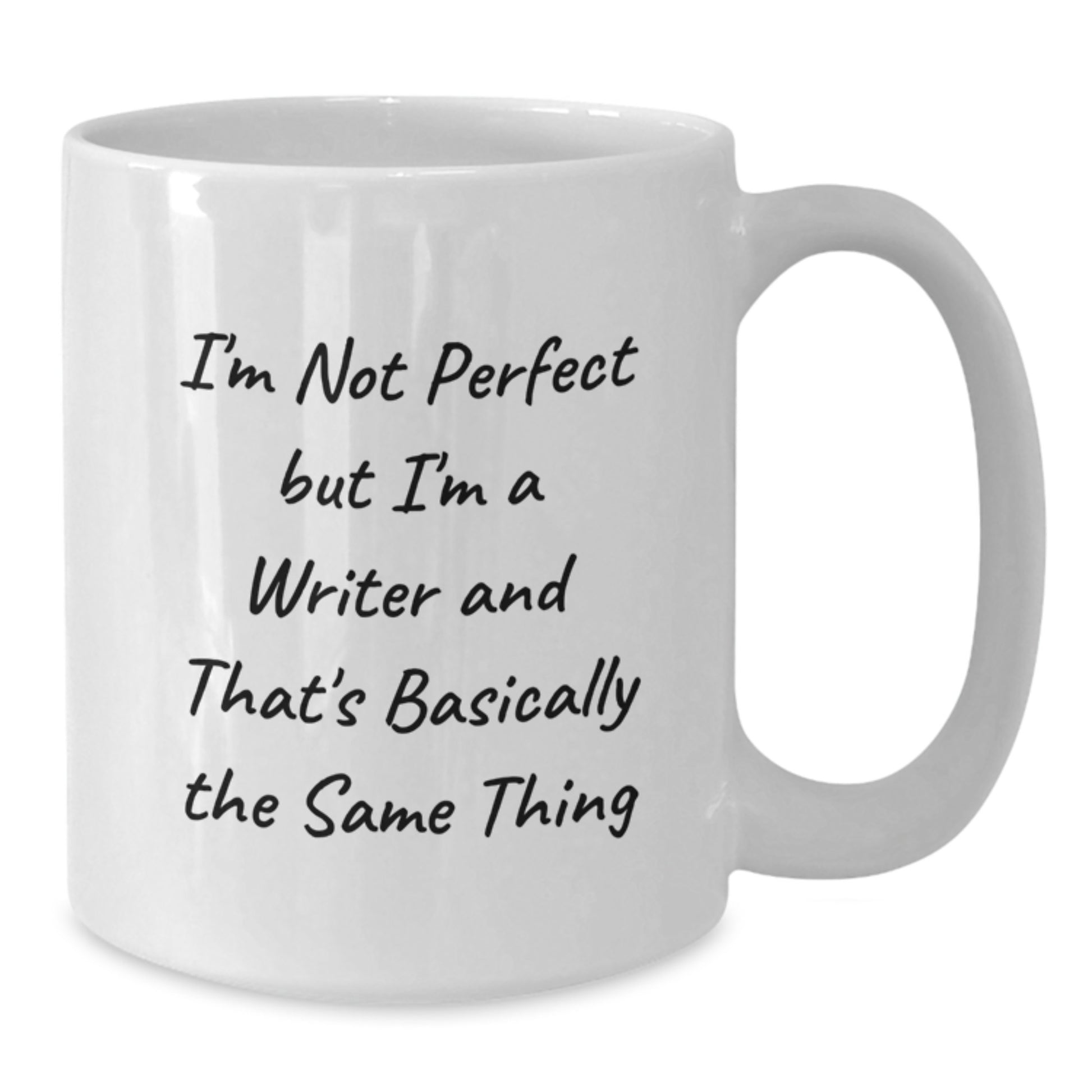 Quirky Writer Mug Novelty Birthday Gift for Friends With Humorous Quote - Additional