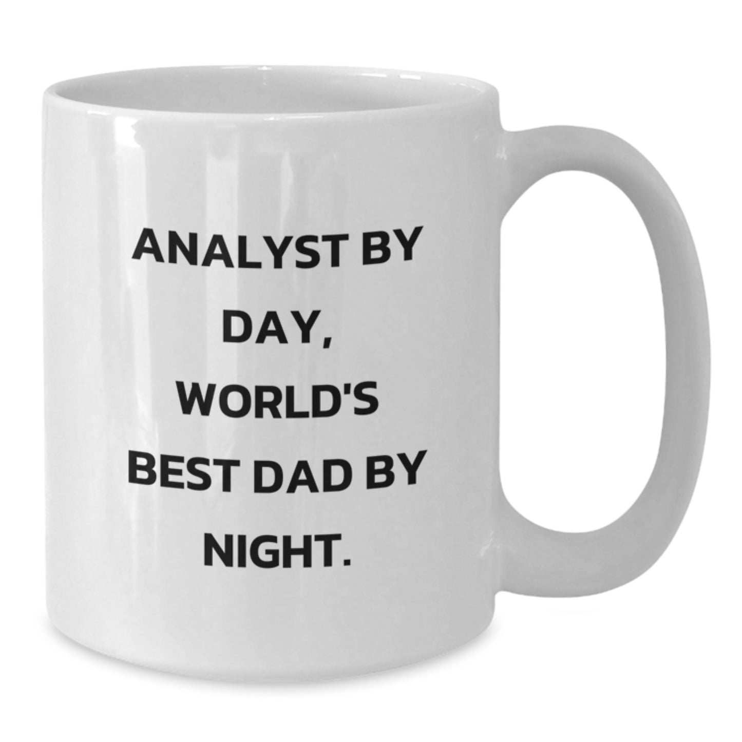 Analyst Keepsake White Ceramic 11oz Mug for Him Birthday Gift - Additional