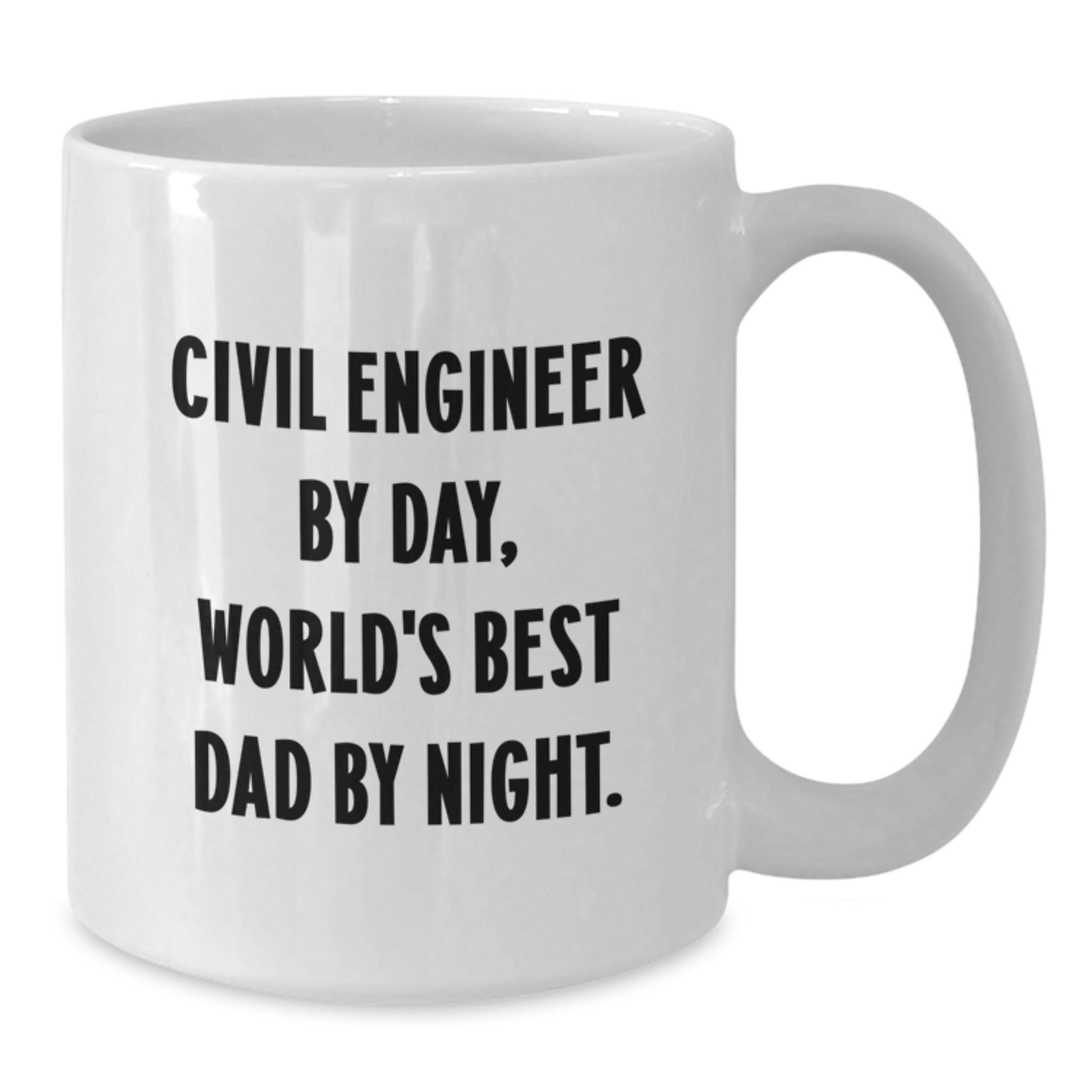 Civil Engineer Keepsake Mug for Him Birthday Gift - Additional