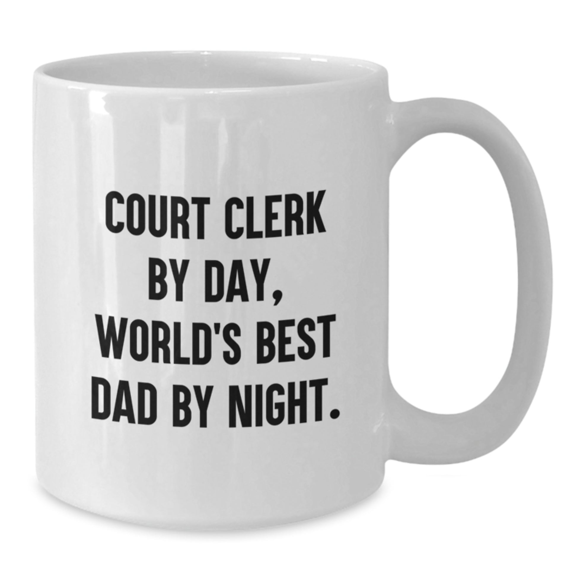 Court Clerk Keepsake Mug for Him Birthday Gift - Additional