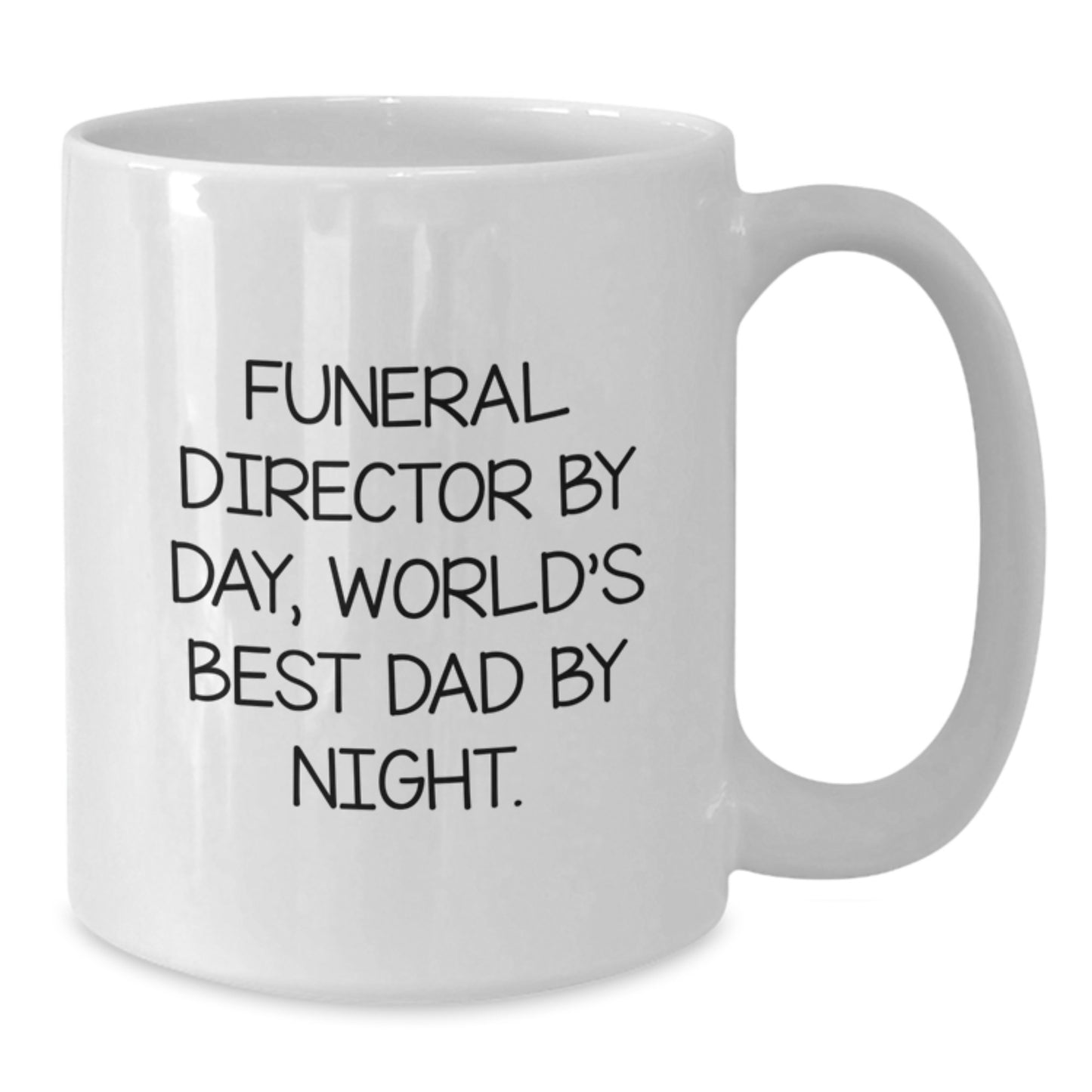 Funeral Director White Ceramic Coffee Mug Keepsake Birthday Gift for Him - Additional