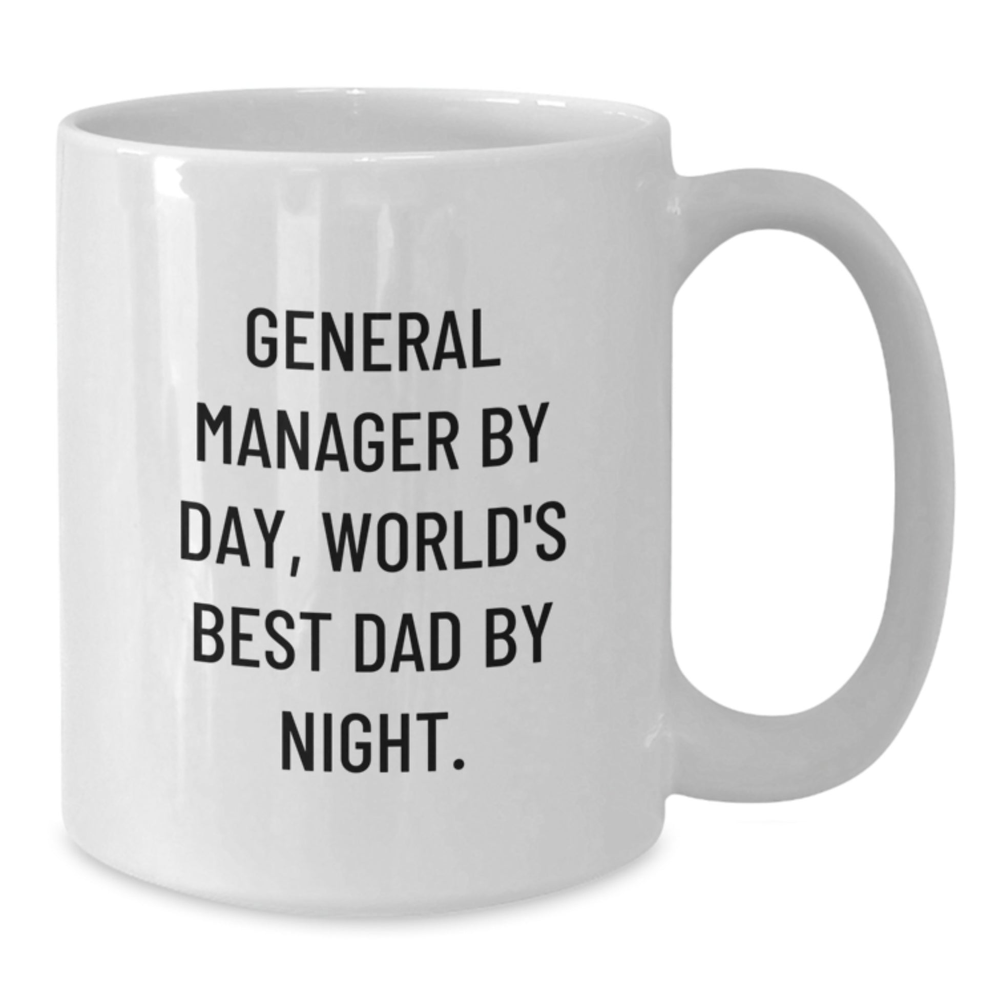 General Manager Keepsake White Coffee Mug for Him Birthday Gift - Additional