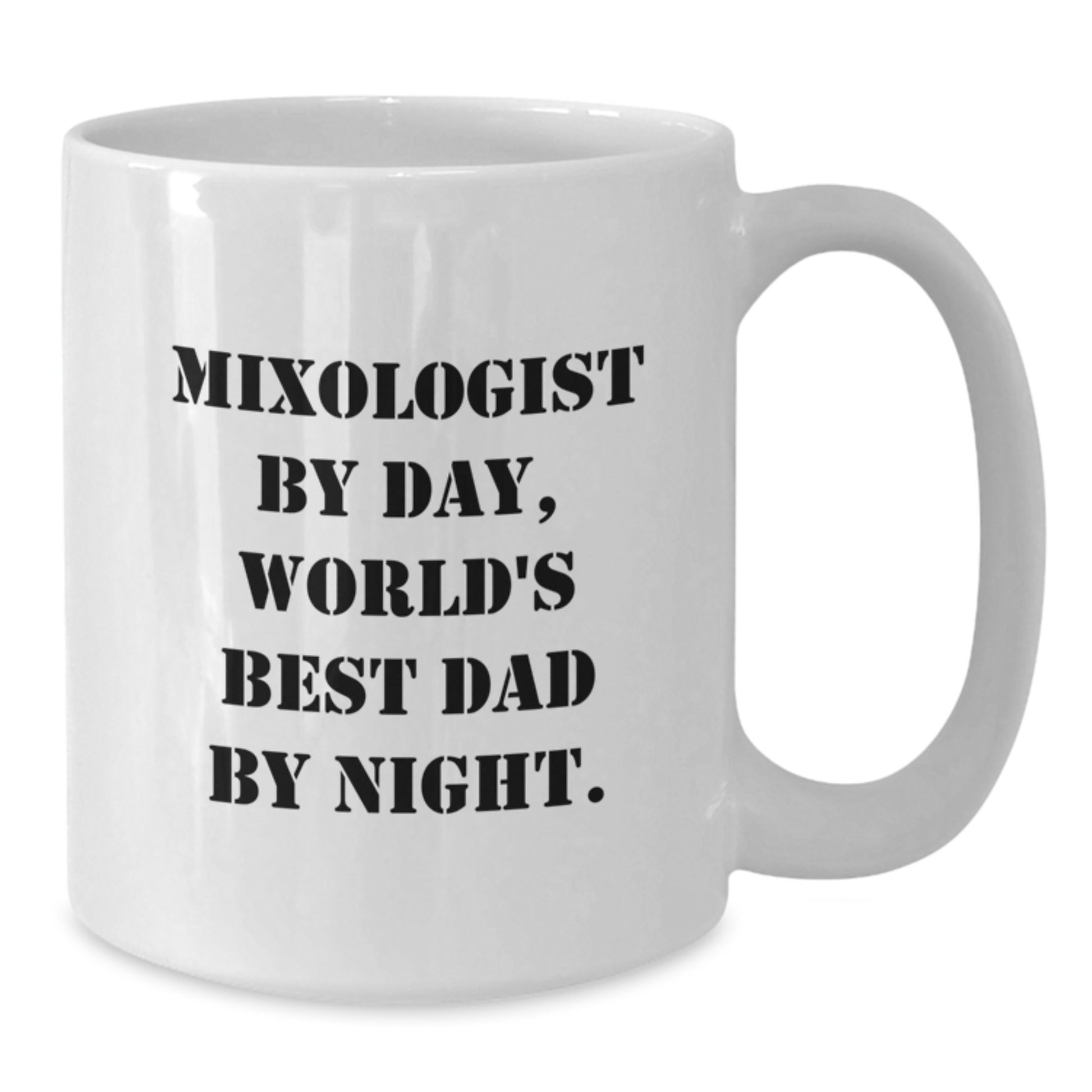 Mixologist Keepsake Mug for Him Birthday Gift - 11oz Ceramic White - Additional
