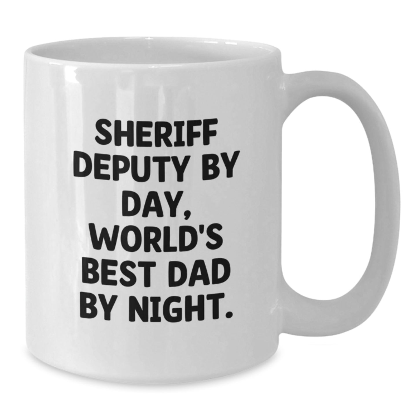Sheriff Deputy White Coffee Mug Keepsake Birthday Gift for Him - Additional