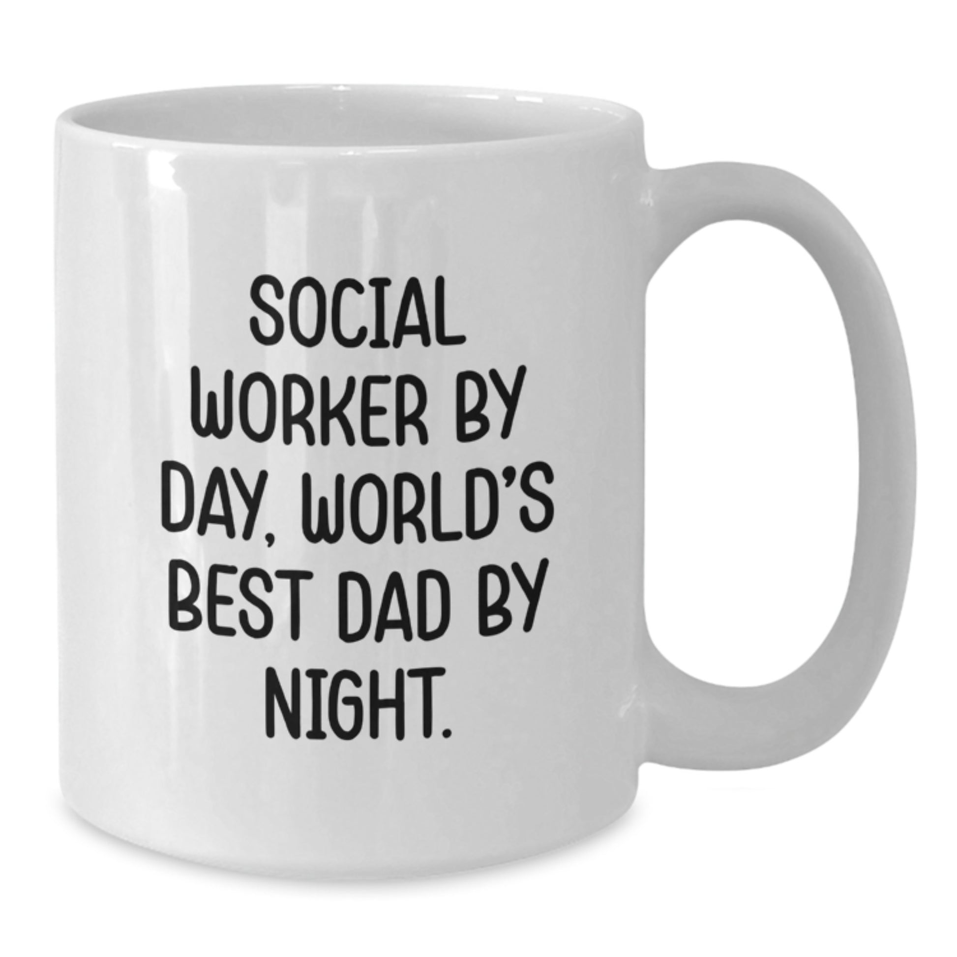 Social Worker Keepsake Mug for Him White Ceramic Birthday Gift - Additional