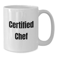 Load image into Gallery viewer, Funny Chef Quotes White Coffee Mugs, Unique Gifts from Men to Family Friends for Christmas, White Ceramic 11oz 15oz - Additional
