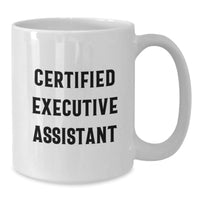 Load image into Gallery viewer, Funny Executive Assistant Gifts for Men from Coworkers, 'You're the Best' White Coffee Mug, Graduation Unique Gifts - Additional
