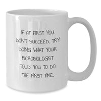 Load image into Gallery viewer, Funny Microbiologist Gifts for Men, Unique Christmas Unique Gifts from Friends, White Ceramic Coffee Mugs with Inspirational Quote for Christmas Morning - Additional
