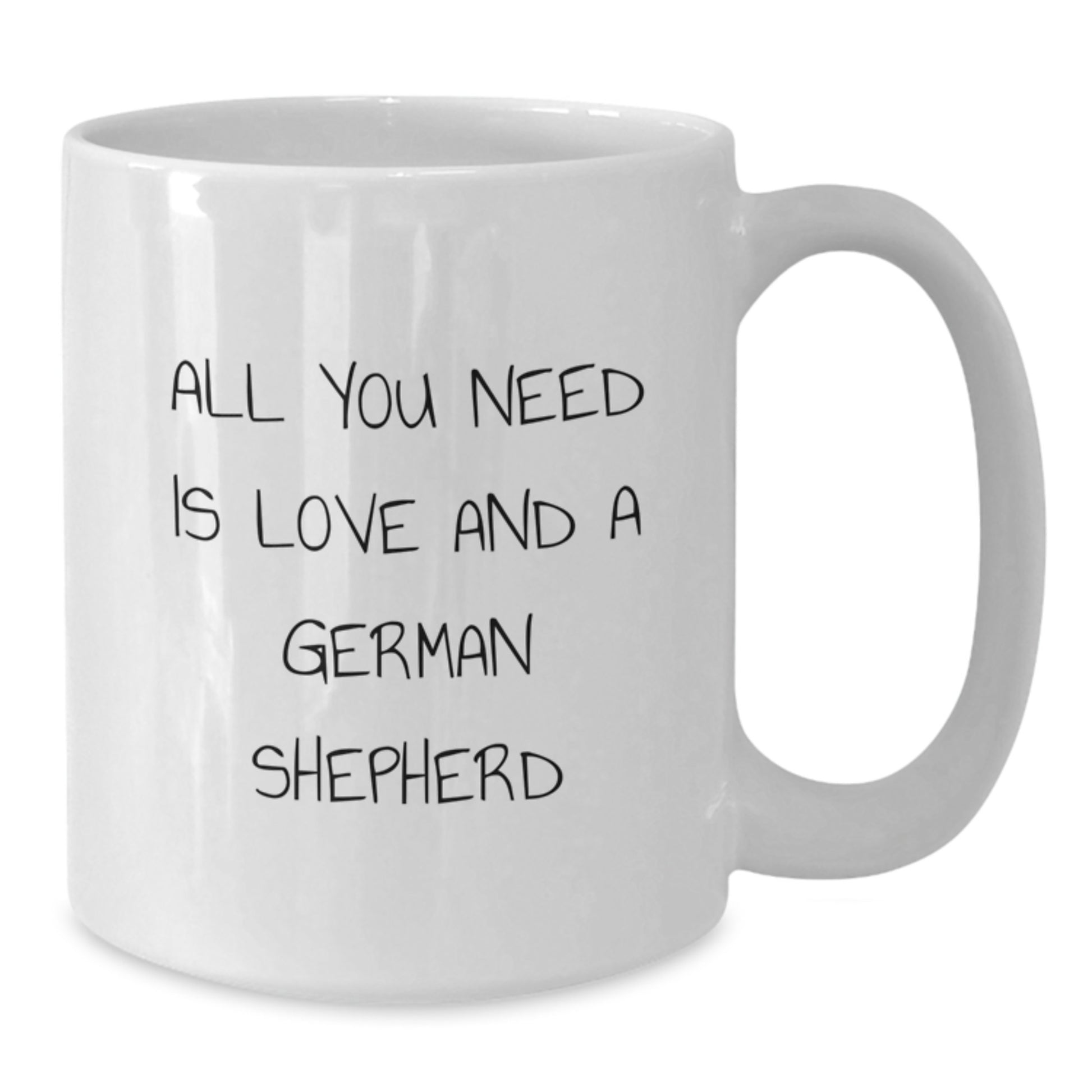 Gifts from Family and Friends - Inspirational German Shepherd Dog White Coffee Mug for Graduation Unique Gifts - Additional