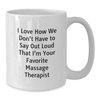 Load image into Gallery viewer, Funny Massage Therapist Gifts from Friends - White Coffee Mug for Massage Therapist Colleagues, Unique Christmas Memorable Presents for Her - Additional
