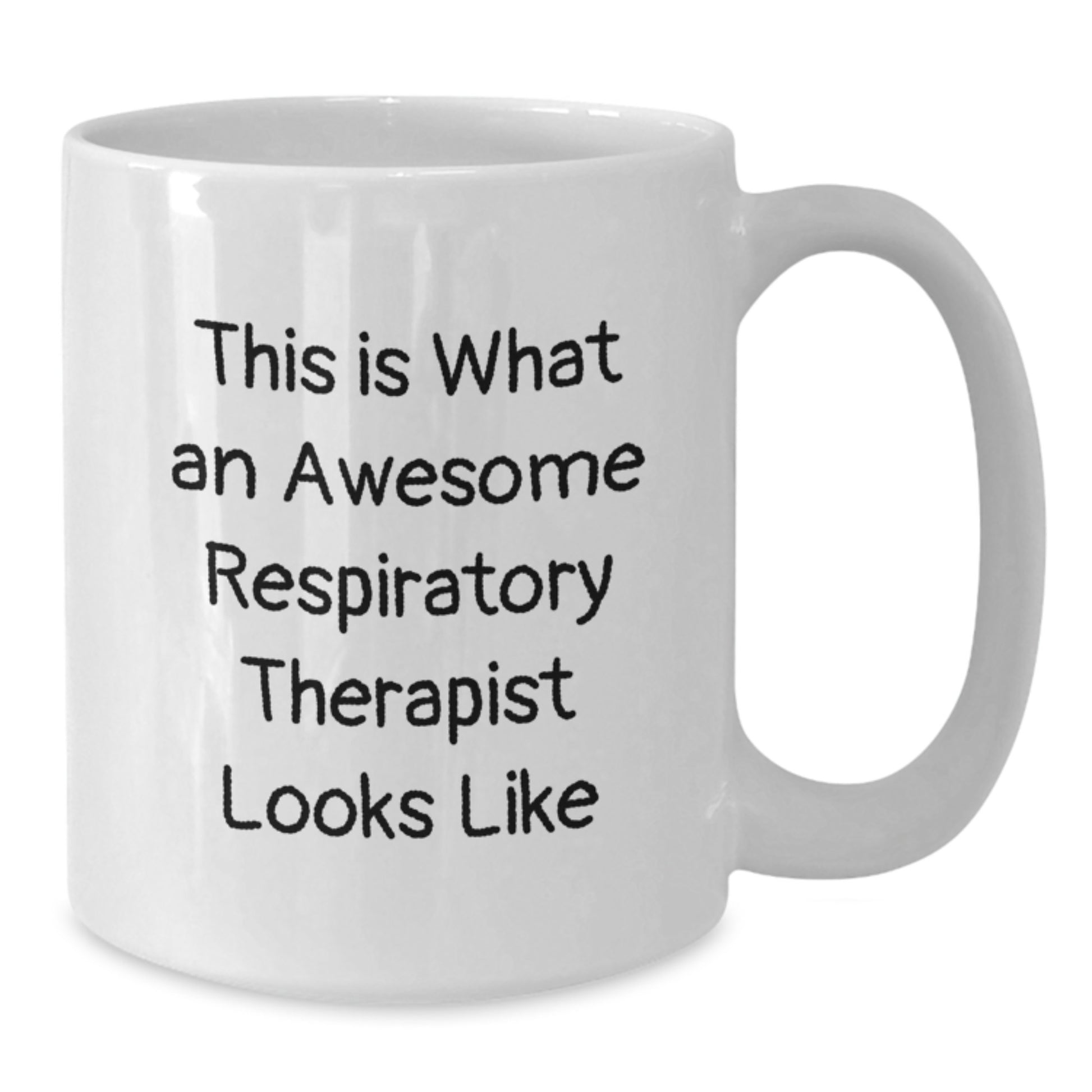 Funny Respiratory Therapist Gifts for Him - White Coffee Mug, 'This Is What An Awesome Respiratory Therapist Looks Like' Inspirational Quote, Graduation Unique Mug - Additional