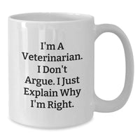 Load image into Gallery viewer, Funny Veterinarian Gifts from Friends and Family - White Coffee Mug for Graduation - Additional
