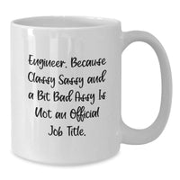 Load image into Gallery viewer, Funny Engineer Gifts for Men, White Coffee Mug with Inspirational Quote, Gifts from Friends and Family, Unique Graduation Gifts for Engineer - Additional
