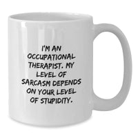 Load image into Gallery viewer, Funny Occupational Therapist Gifts - White Coffee Mugs for Christmas Unique Presents from Friends and Family - Additional

