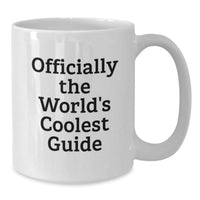 Load image into Gallery viewer, Funny Guide Gifts from Friends for Guide Enthusiasts on Christmas Unique Occasions White Ceramic Mugs - Additional
