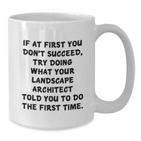 Load image into Gallery viewer, Funny Landscape Architect Mugs, Gifts from Friends, Christmas Unique Mugs for Landscape Architects Men - Additional
