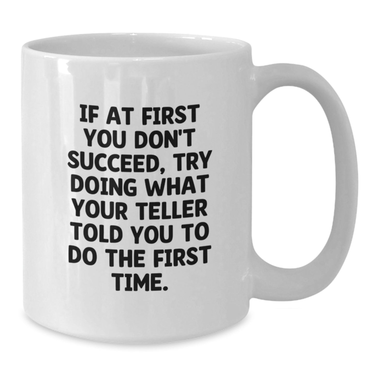 Funny Teller White Coffee Mug Gifts for Friends, Birthday Unique Presents from Men - Additional