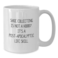 Load image into Gallery viewer, Funny Shoe Collecting Gifts from Friends for Shoe Collecting Enthusiasts, White Coffee Mug for Christmas Unique - Additional
