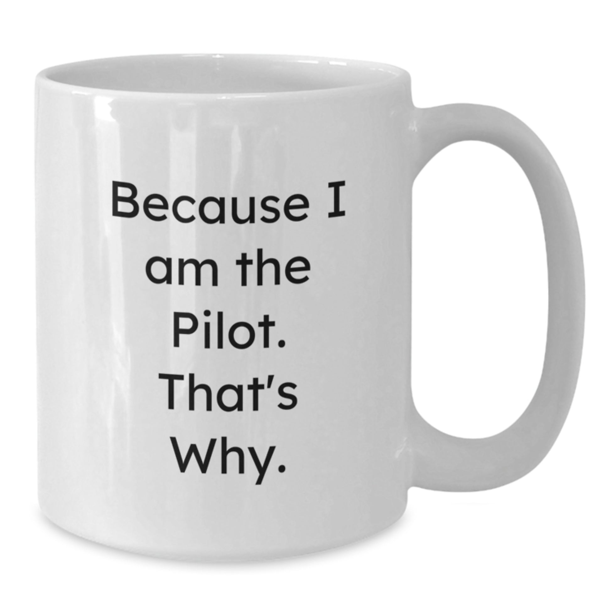 Funny Pilot Quote White Coffee Mugs - Gifts from Friends for Men on Valentine's - Additional