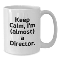 Load image into Gallery viewer, Funny Quotes for Directors White Coffee Mug Gifts from Friends on Valentine's - Additional

