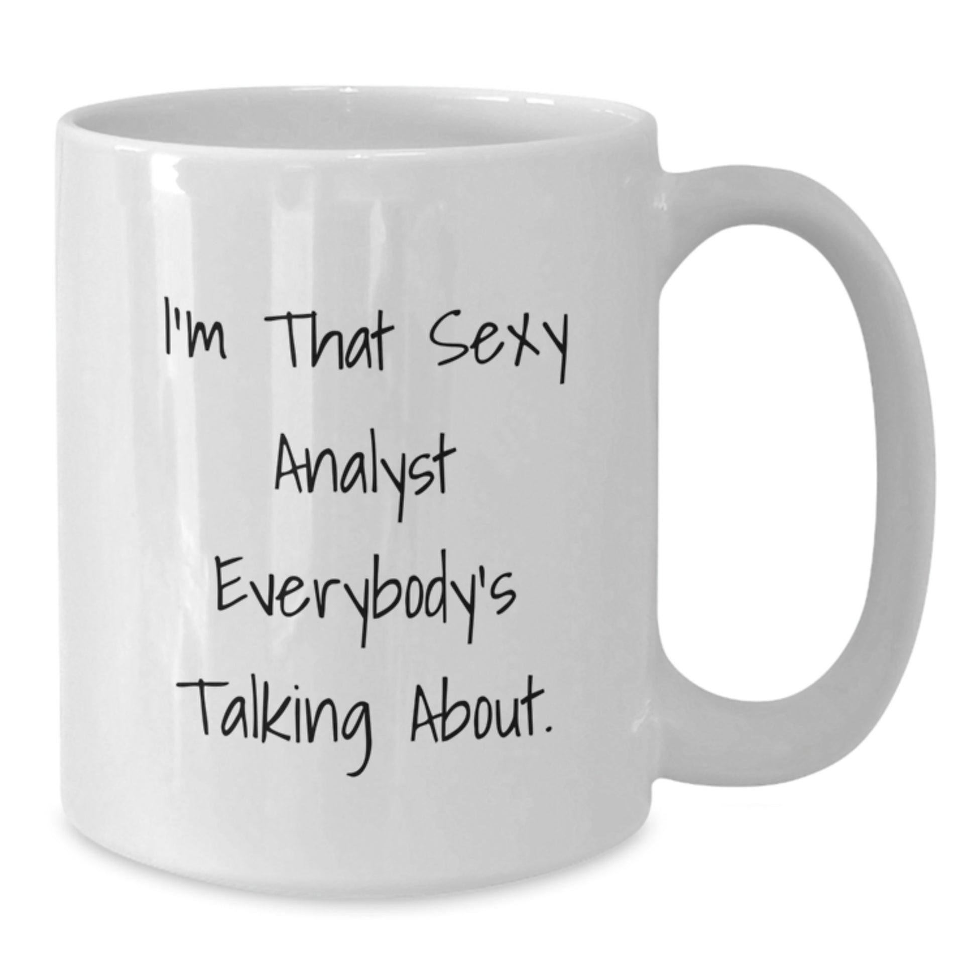 Funny Gifts for Analyst, White Coffee Mug, Analyst Quote, Birthday Unique Gifts from Friends, Men, Women, Coworkers, Family - Additional