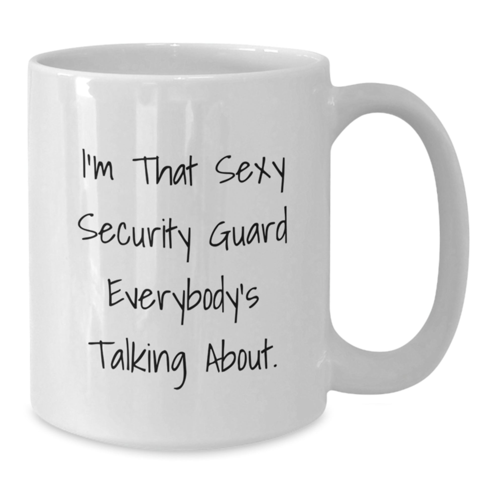 Funny Security Guard Gifts from Friends for Birthday Unique Gifts - I'm That Sexy Security Guard Mug - Additional