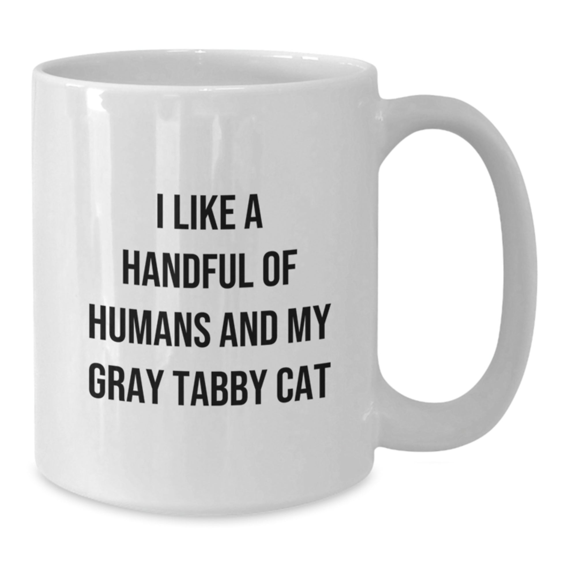 Funny Gray Tabby Cat White Coffee Mug Gifts from Men to Mom Mom's Unique Gifts for Gray Tabby Cat Lovers on Mother's Day - Additional