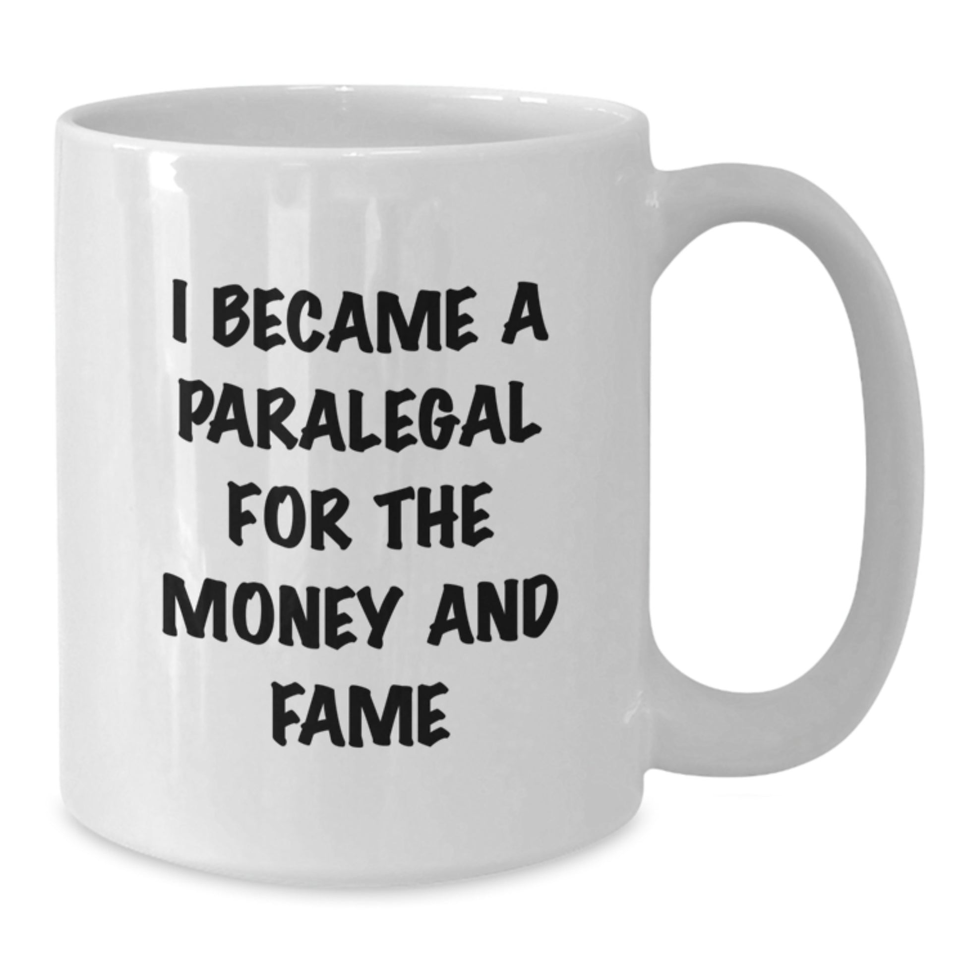 Funny Paralegal Humor Gifts from Family to Paralegal Mom on Mother's Day Unique White Coffee Mug - Additional