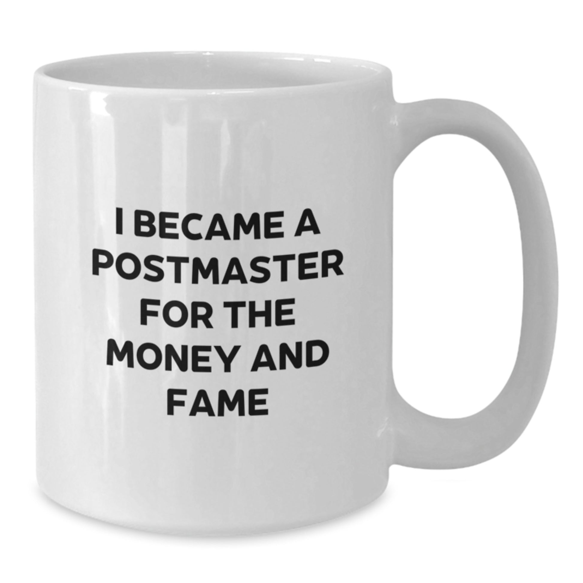 Funny Postmaster Gifts from Men for Postmaster on Father's Day Unique White Coffee Mugs - Additional