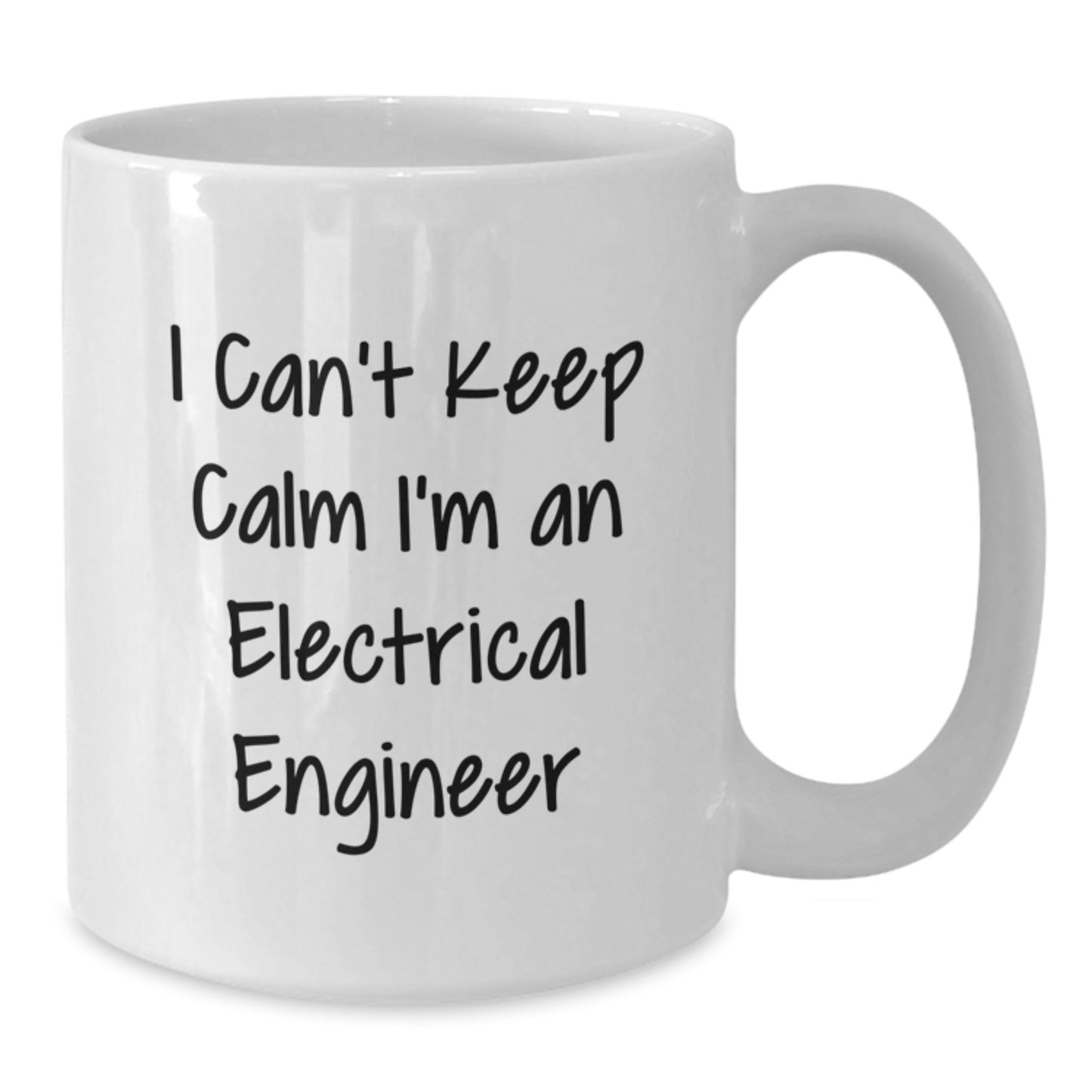 Funny Electrical Engineer Gifts for Him, Unique White Coffee Mugs for Valentine's from Friends, 'I Can't Keep Calm I'm An Electrical Engineer' Quote - Additional