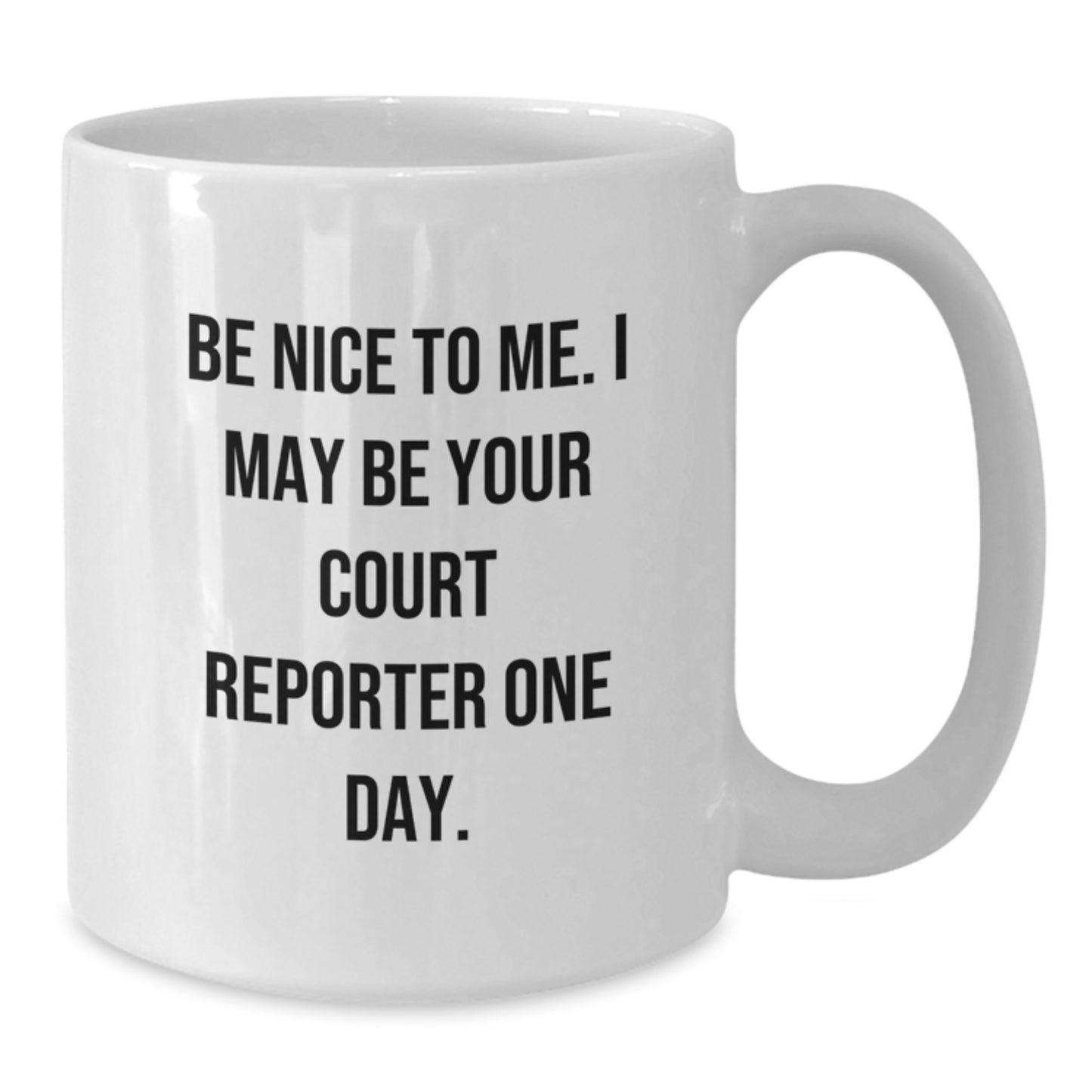 Funny Court Reporter Gifts Court Reporter Quotes White Coffee Mug for Dad Father's Day Unique Gifts from Family to Court Reporter Men - Additional