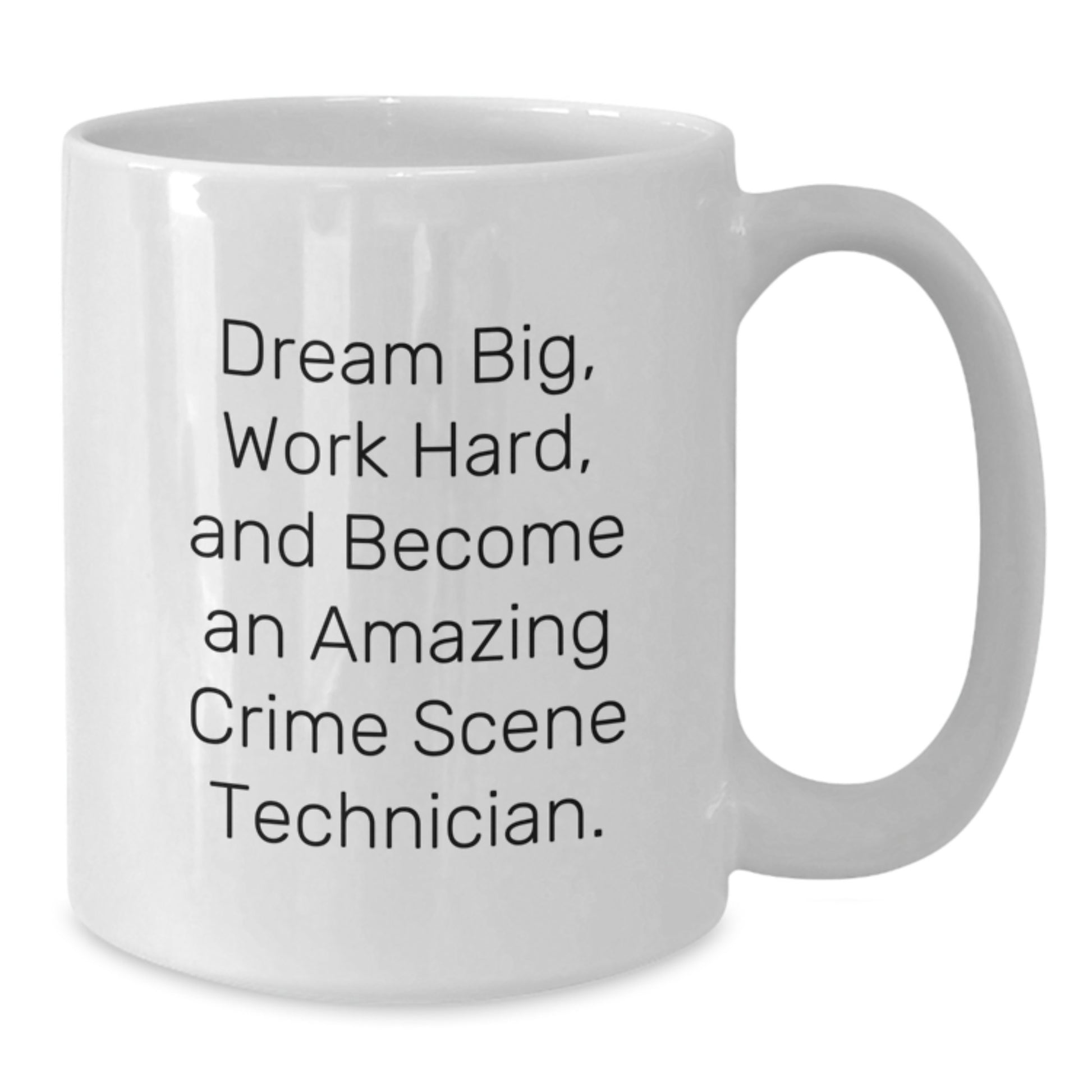 Inspiring Crime Scene Technician White Coffee Mug Gifts for Friends from Valentine's - Additional