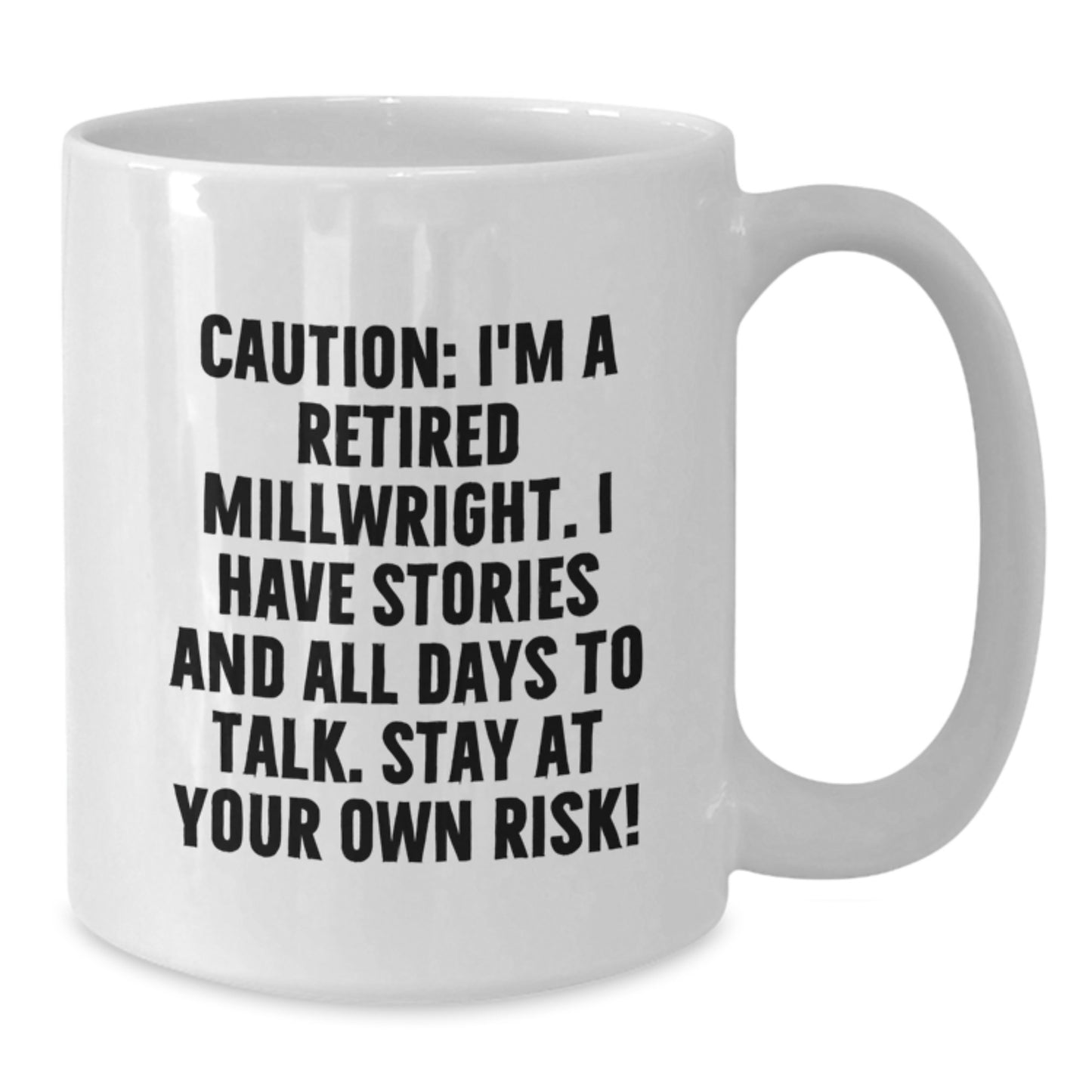 Funny Millwright Gifts, White Coffee Mugs for Millwrights, Birthday Unique Gifts from Friends to Family - Additional