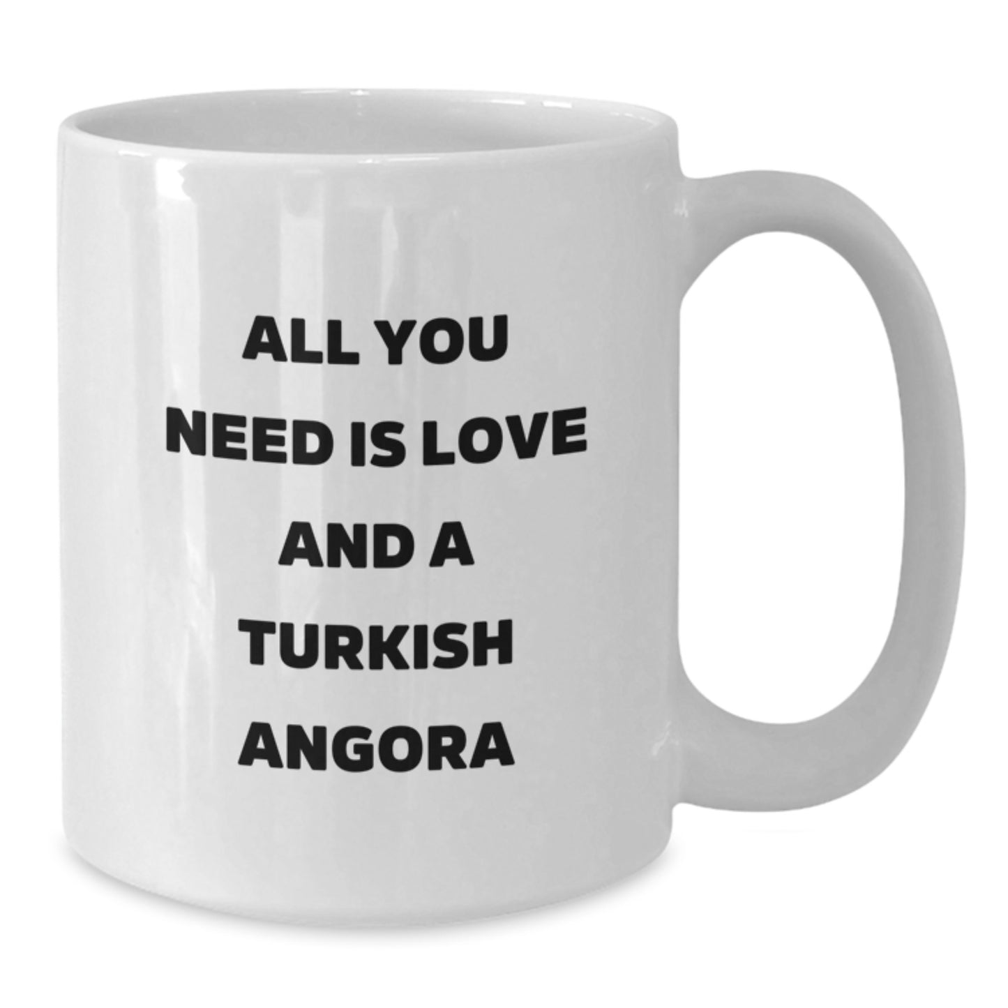 Turkish Angora Cat Keepsake Mug for Him Ceramic 11oz Birthday Gift - Additional
