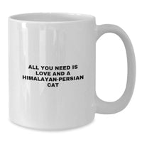 Load image into Gallery viewer, Funny Quotes for Himalayan-Persian Cat Lovers - Gifts from Men to Himalayan-Persian Cat Enthusiasts, Unique White Coffee Mugs for Christmas - Additional
