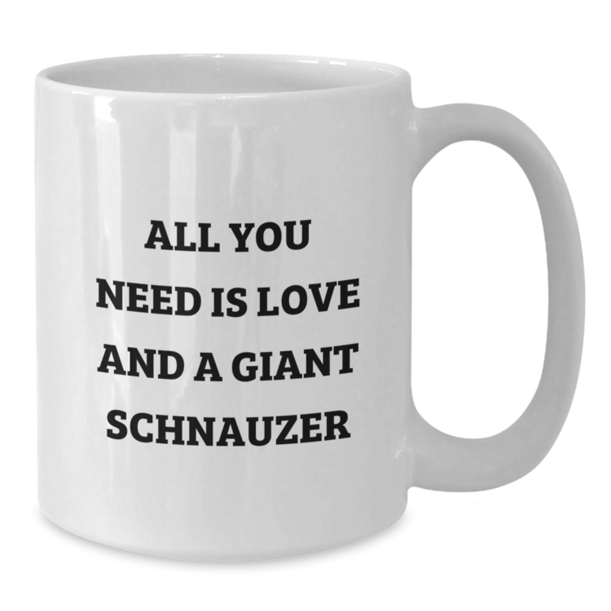 Funny Giant Schnauzer Dog Lover Gifts from Family for Giant Schnauzer Dog Parents Graduation Unique Gifts White Coffee Mug - Additional