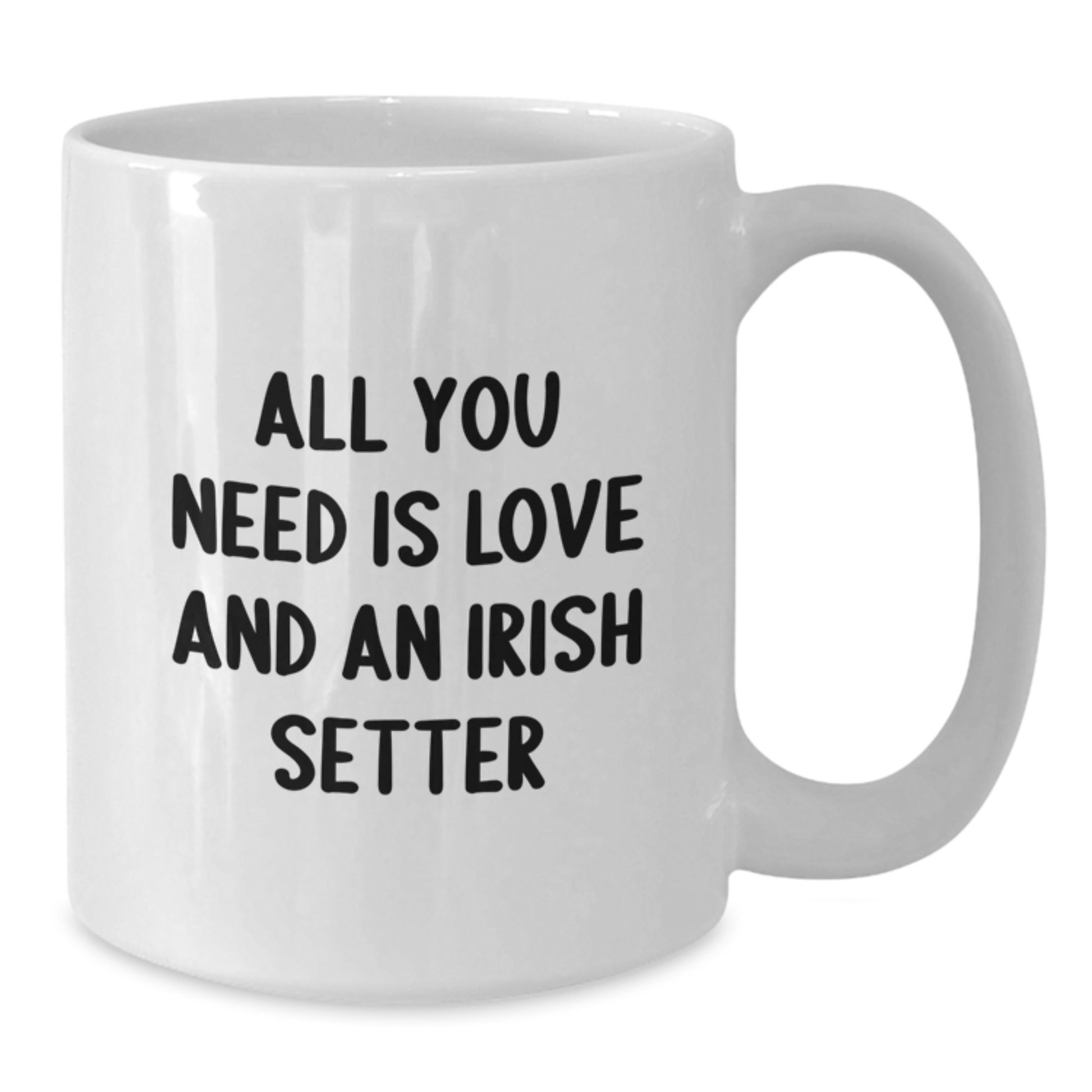 Irish Setter Dog Gifts for Men, Funny White Coffee Mug, Gifts from Family to Son on Graduation Day - Additional