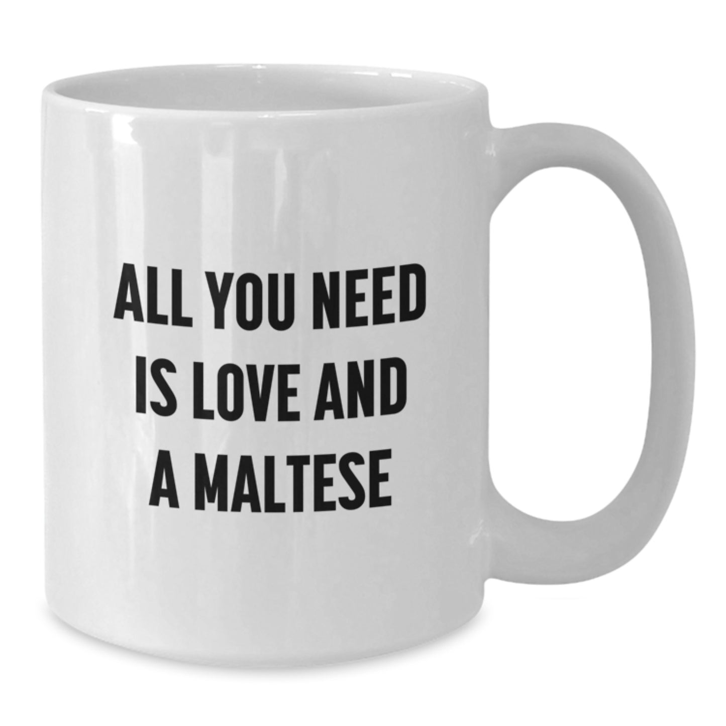 Maltese Dog Lover Gifts from Friends and Family for Graduation Unique Gifts - White Coffee Mug with Funny Quote - Additional