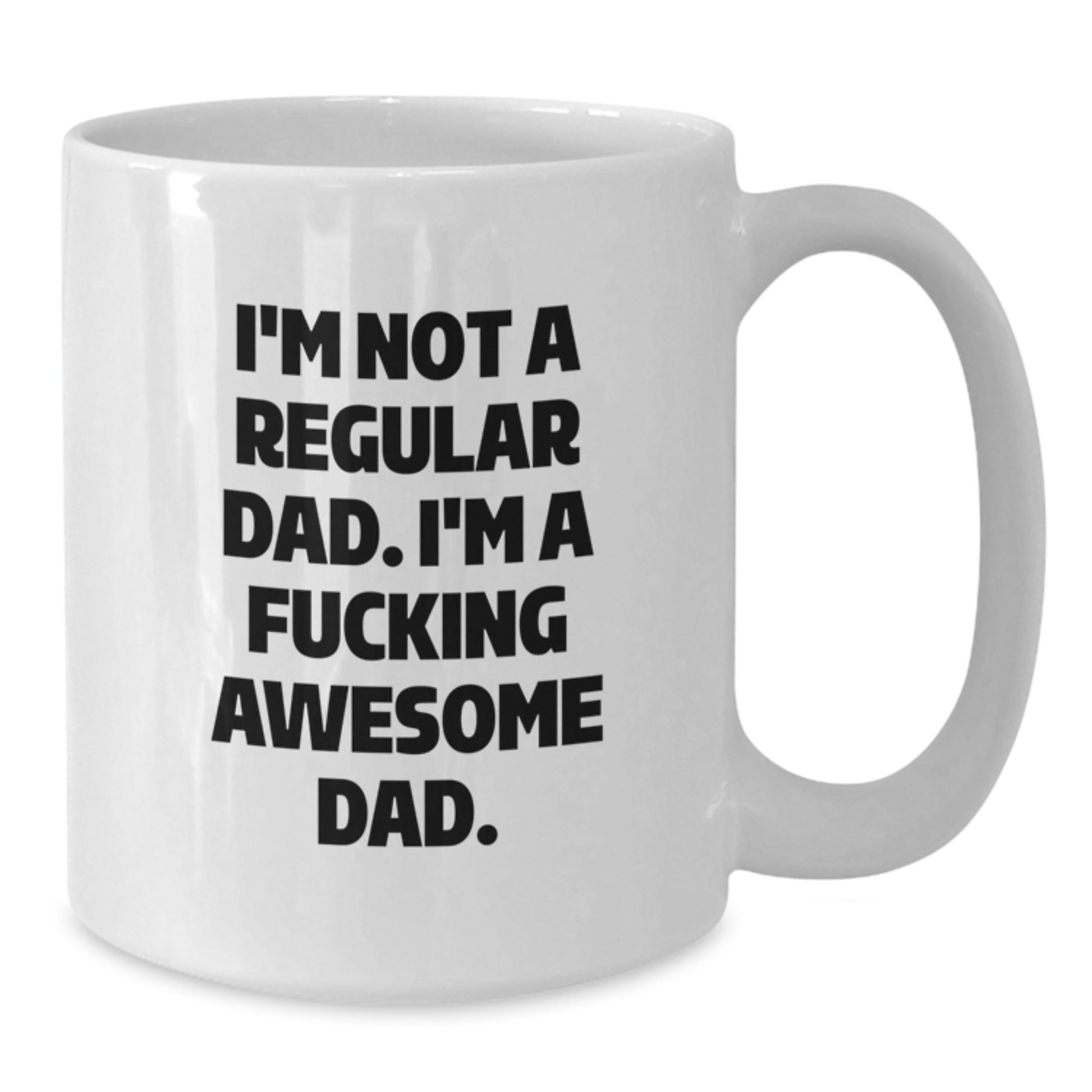 Funny Dad Gifts from Men Women Friends, White Coffee Mug for Dad, Valentine's Unique Gifts for Him - Additional
