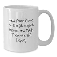 Load image into Gallery viewer, Fun Sheriff Deputy White Coffee Mugs Gifts from Women to Sheriff Deputy Men at Christmas Unique Gifts - Additional
